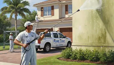 Pressure cleaning in Albuquerque, NM for stucco, siding, and concrete surfaces